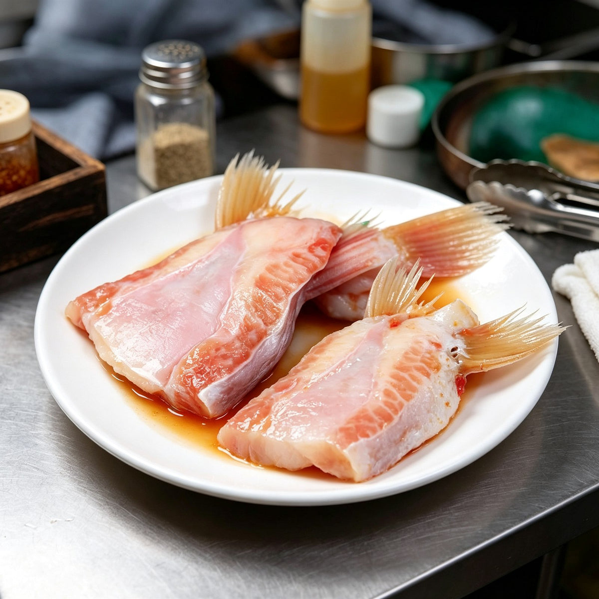 Fresh Premium Basa Fish Fins