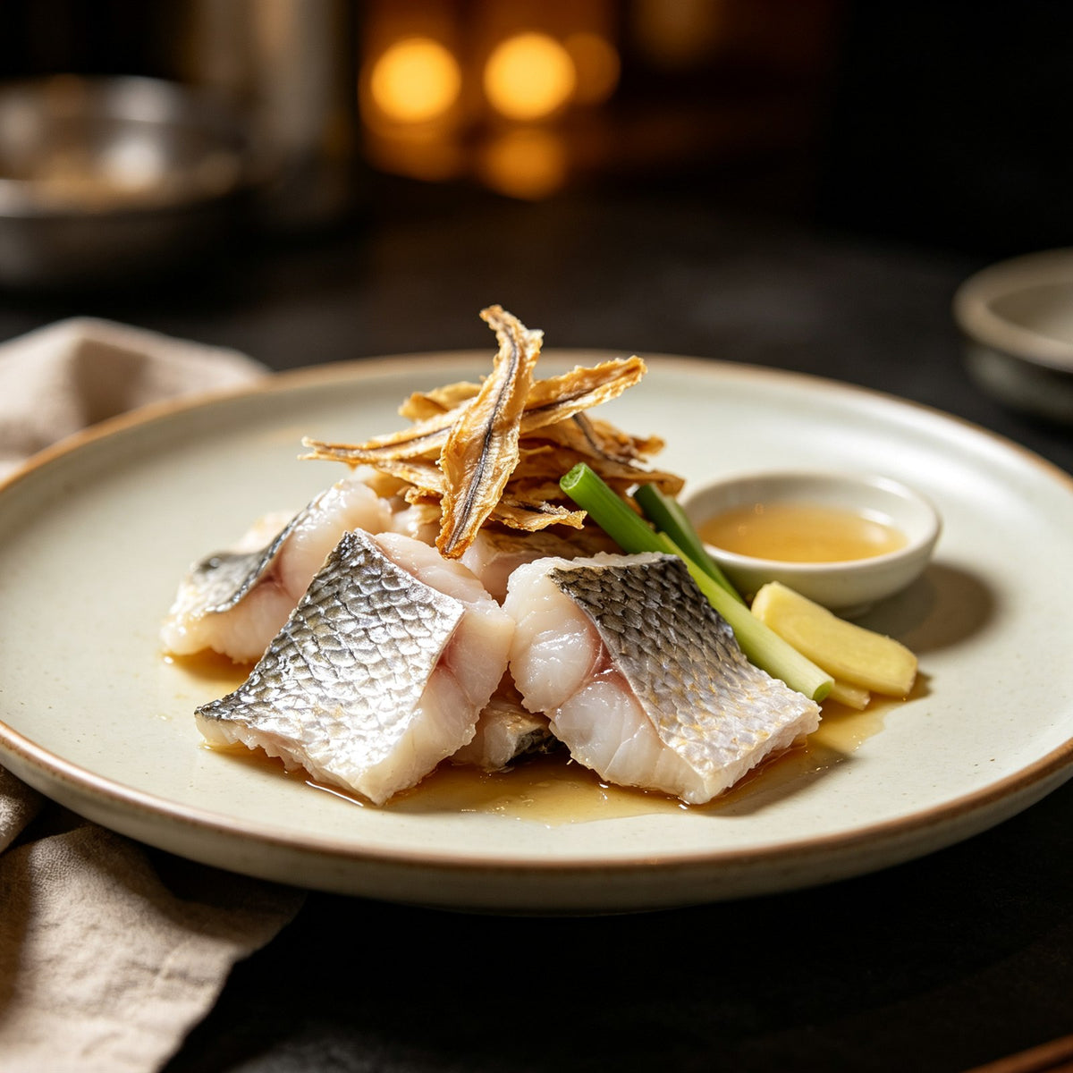 Steamed Crispy Grass Carp Fish Fillets