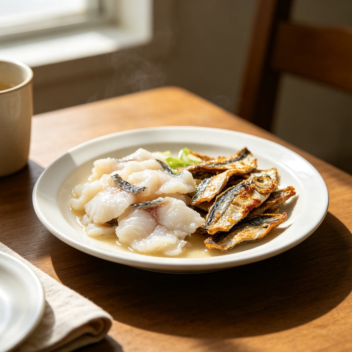 Steamed Crispy Grass Carp Fish Fillets