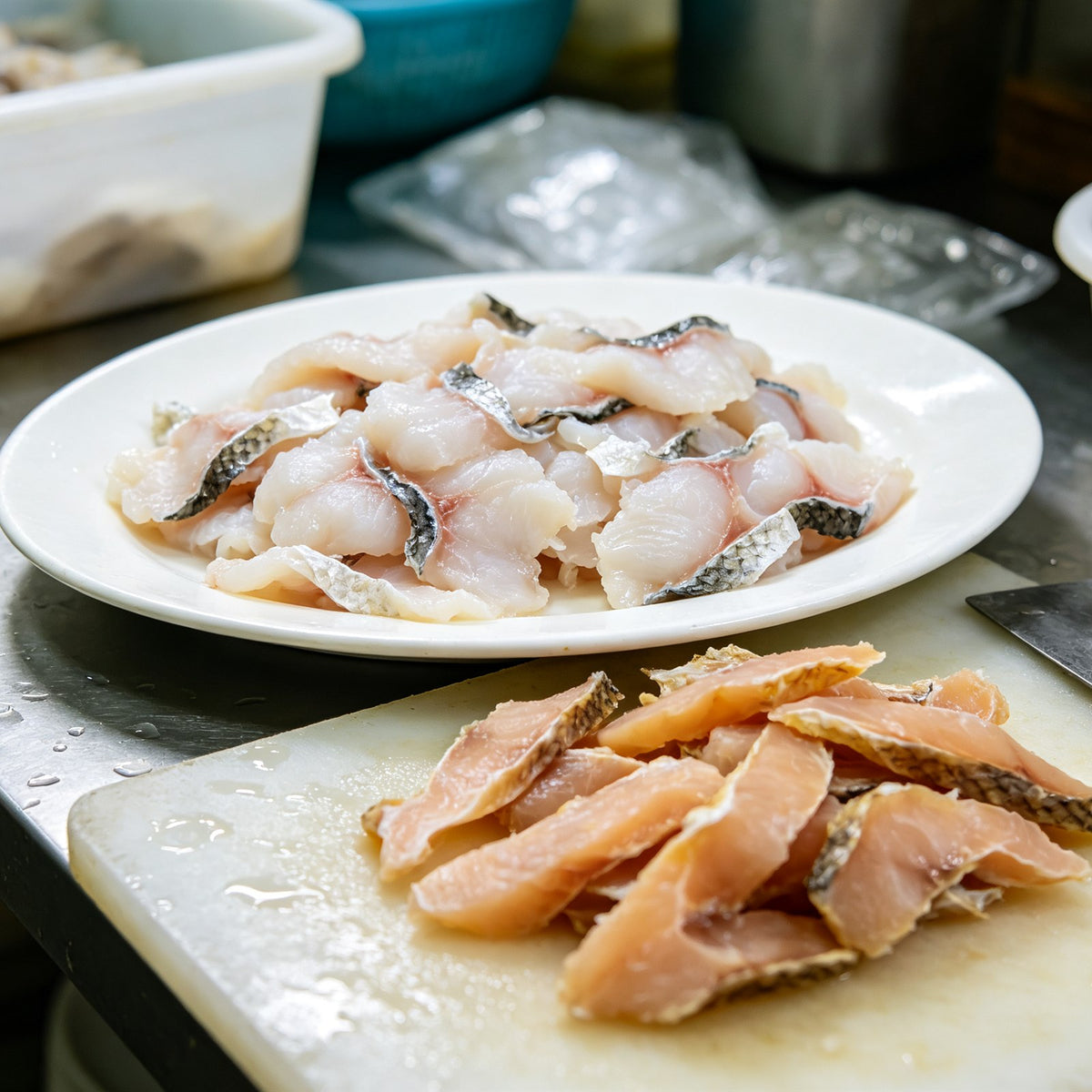 Steamed Crispy Grass Carp Fish Fillets